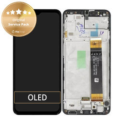 Samsung Galaxy A23 4G A235F - Ecran LCD + Sticlă Tactilă + Ramă (Black) - GH82-28563A, GH82-28657A Genuine Service Pack