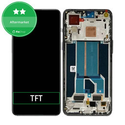 OnePlus Nord 2T CPH2399 CPH2401 - Ecran LCD + Sticlă Tactilă + Ramă (Black) TFT