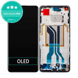 Realme GT 2 5G RMX3310 RMX3312 - Ecran LCD + Sticlă Tactilă + Ramă (Steel Black) OLED