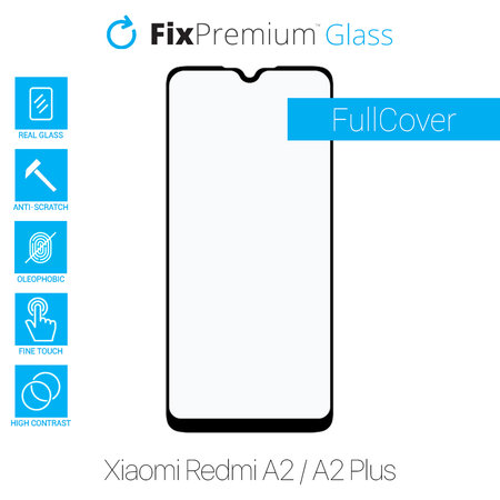 FixPremium FullCover Glass - Geam securizat pentru Xiaomi Redmi A2 & A2 Plus