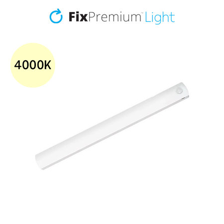 FixPremium - Lumină de noapte LED cu senzor de mi?care (galben cald), (0.3m), alb