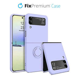 FixPremium - Caz Ring pentru Samsung Galaxy Z Flip 4, lila