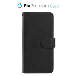 FixPremium - Caz Book Wallet pentru iPhone 11 Pro Max, negru