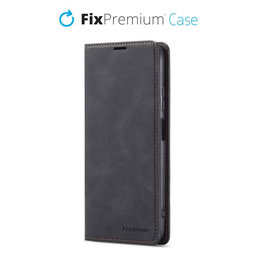 FixPremium - Caz Business Wallet pentru iPhone 13 mini, negru