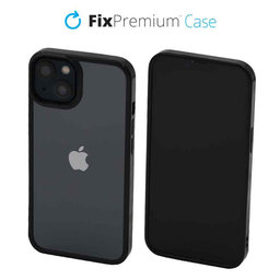 FixPremium - Caz Invisible pentru iPhone 13 & 14, negru