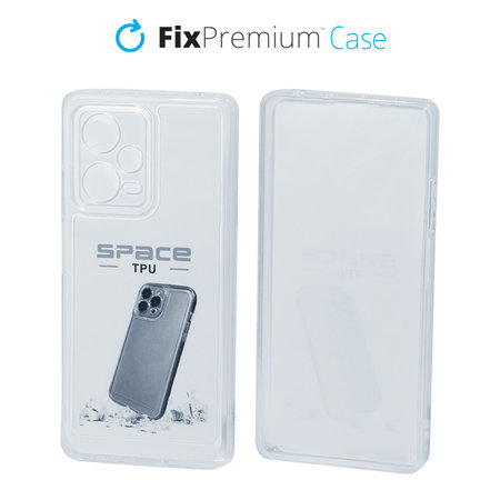 FixPremium - Caz Invisible pentru Xiaomi Redmi Note 12 Pro Plus, transparent