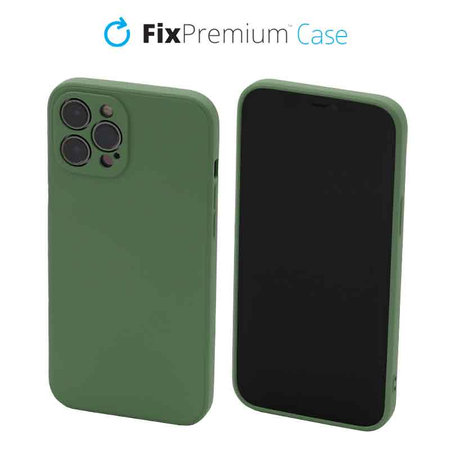 FixPremium - Caz Rubber pentru iPhone 12 Pro Max, verde