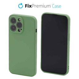 FixPremium - Caz Rubber pentru iPhone 13 Pro, verde