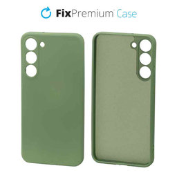 FixPremium - Caz Rubber pentru Samsung Galaxy S23 Plus, verde