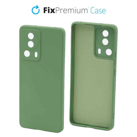 FixPremium - Caz Rubber pentru Xiaomi 13 Lite, verde