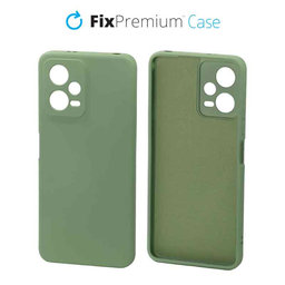 FixPremium - Caz Rubber pentru Xiaomi Redmi Note 12 5G, verde