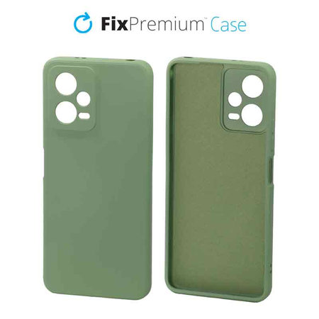 FixPremium - Caz Rubber pentru Xiaomi Redmi Note 12 5G, verde