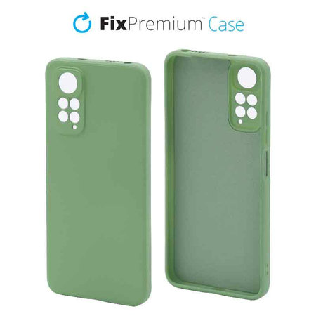 FixPremium - Caz Rubber pentru Xiaomi Redmi Note 11, verde