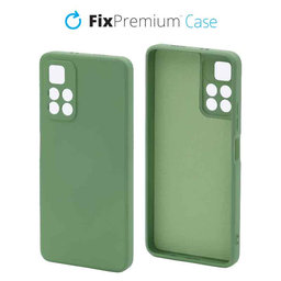 FixPremium - Caz Rubber pentru Xiaomi Redmi Note 11S 5G, verde