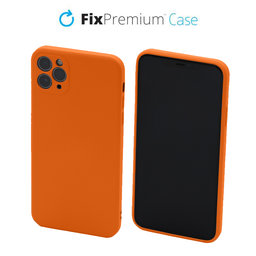 FixPremium - Caz Rubber pentru iPhone 11 Pro, portocale