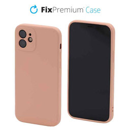 FixPremium - Caz Rubber pentru iPhone 12 & 12 Pro, portocale