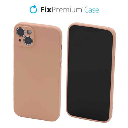 FixPremium - Caz Rubber pentru iPhone 14 Plus, portocale