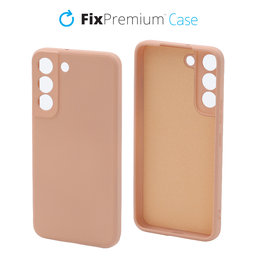 FixPremium - Caz Rubber pentru Samsung Galaxy S22, somon