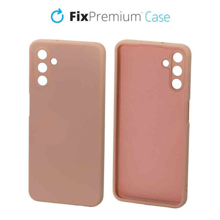 FixPremium - Caz Rubber pentru Samsung Galaxy A13 5G, portocale