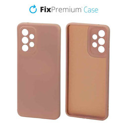 FixPremium - Caz Rubber pentru Samsung Galaxy A33 5G, maro