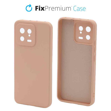 FixPremium - Caz Rubber pentru Xiaomi 13, portocale