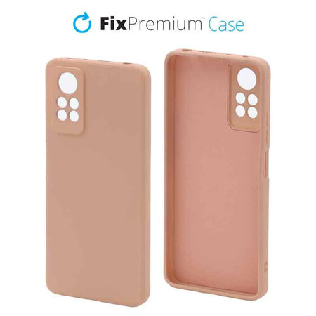 FixPremium - Caz Rubber pentru Xiaomi Redmi Note 12 Pro, portocale