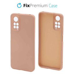 FixPremium - Caz Rubber pentru Xiaomi Redmi Note 11, portocale