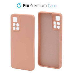 FixPremium - Caz Rubber pentru Xiaomi Redmi Note 11S 5G, portocale