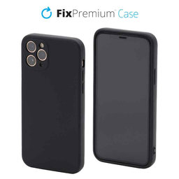 FixPremium - Caz Rubber pentru iPhone 11 Pro, negru