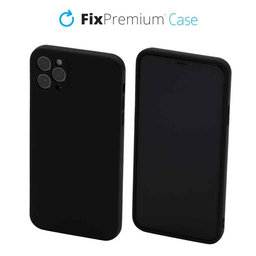 FixPremium - Caz Rubber pentru iPhone 11 Pro Max, negru