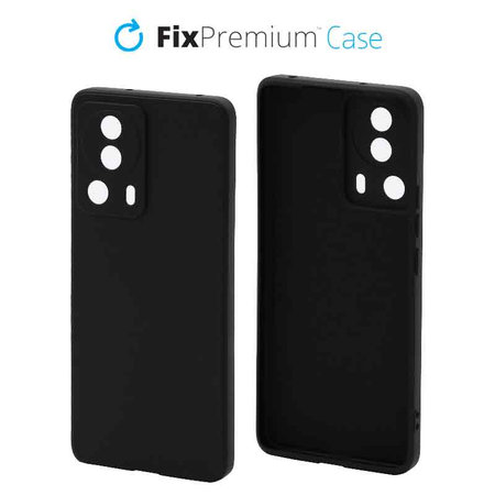 FixPremium - Caz Rubber pentru Xiaomi 13 Lite, negru