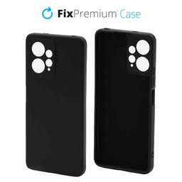 FixPremium - Caz Rubber pentru Xiaomi Redmi Note 12, negru