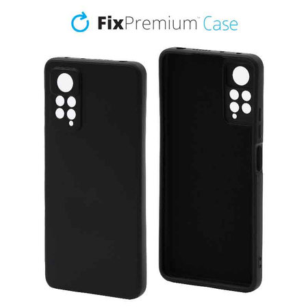 FixPremium - Caz Rubber pentru Xiaomi Redmi Note 11 Pro, negru