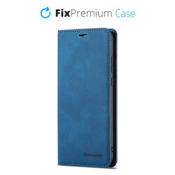 FixPremium - Caz Business Wallet pentru iPhone 11, albastru