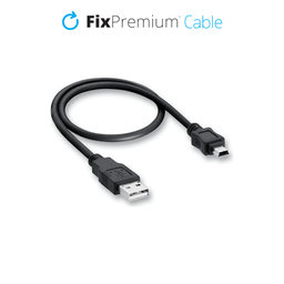 FixPremium - Mini-USB / USB Cablu (1m), negru