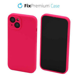 FixPremium - Silicon Caz pentru iPhone 13, roz