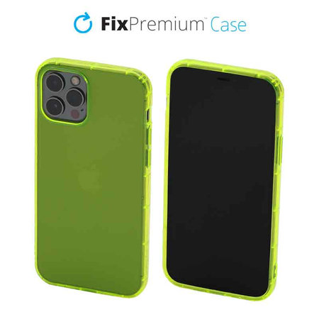 FixPremium - Caz Clear pentru iPhone 13 Pro, galben