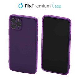 FixPremium - Caz Clear pentru iPhone 11 Pro, violet