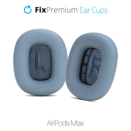 FixPremium - Căști de schimb pentru Apple AirPods Max (Fabric), albastru