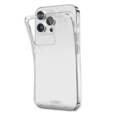 SBS - Caz Skinny pentru iPhone 15 Pro Max, transparent
