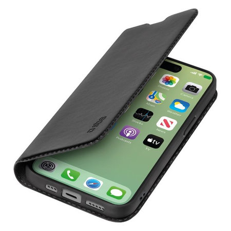 SBS - Caz Book Wallet Lite pentru iPhone 15 Pro Max, negru