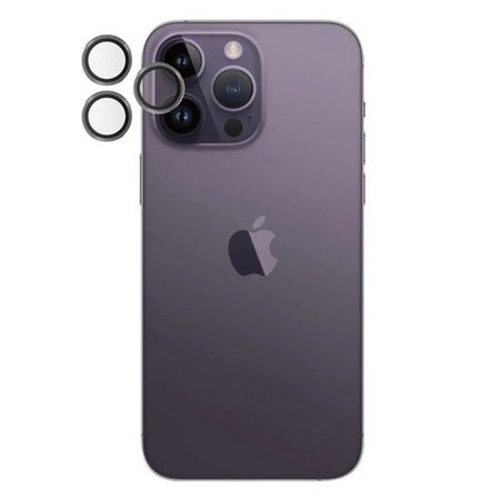 PanzerGlass - Capac de protecție a obiectivul camerei Hoops pentru iPhone 14 Pro a 14 Pro Max, negru