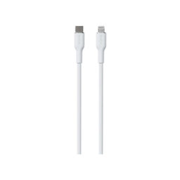 PURO - USB-C Cablu / MFI Lightning, 12W, Soft, 1,5 m, alb