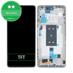 Xiaomi 11T, 11T Pro - Ecran LCD + Sticlă Tactilă + Ramă (Moonlight White) TFT