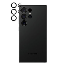 PanzerGlass - Capac de protecție a obiectivul camerei Hoops pentru Samsung Galaxy S24 Ultra, negru