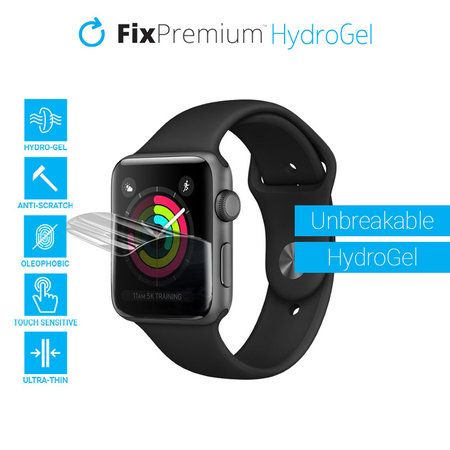 FixPremium - Unbreakable Screen Protector pentru Apple Watch 1, 2, 3 (38mm)