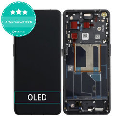 OnePlus 11 PHB110 - Ecran LCD + Sticlă Tactilă + Ramă (Titan Black) OLED