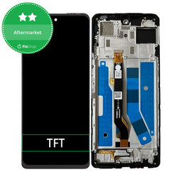 Infinix Note 30 5G X6711 - Ecran LCD + Sticlă Tactilă + Ramă (Magic Black) TFT