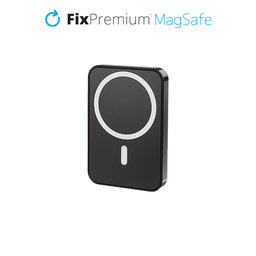 FixPremium - MagSafe PowerBank cu Stand 5000mAh, negru
