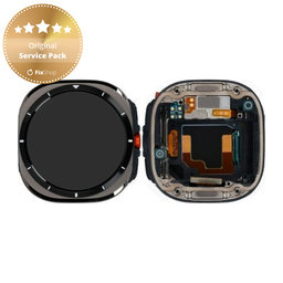 Samsung Galaxy Watch Ultra (LTE) SM-L705U - Ecran LCD + Sticlă Tactilă + Ramă (Titanium) - GH82-35194B Genuine Service Pack